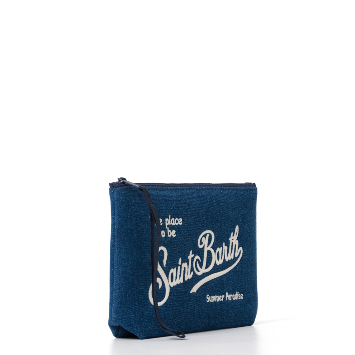 Pochette Aline in effetto denim Mc2 Saint Barth