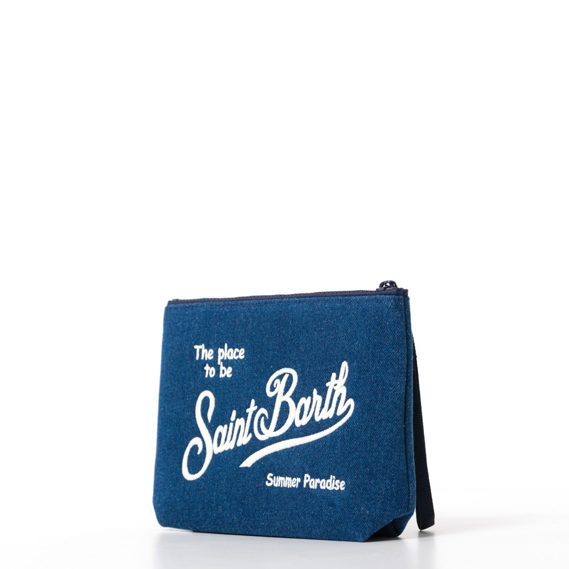 Pochette Aline in effetto denim Mc2 Saint Barth