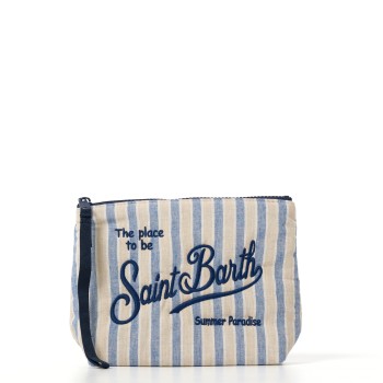 Pochette Aline Cotton a righe Mc2 Saint Barth