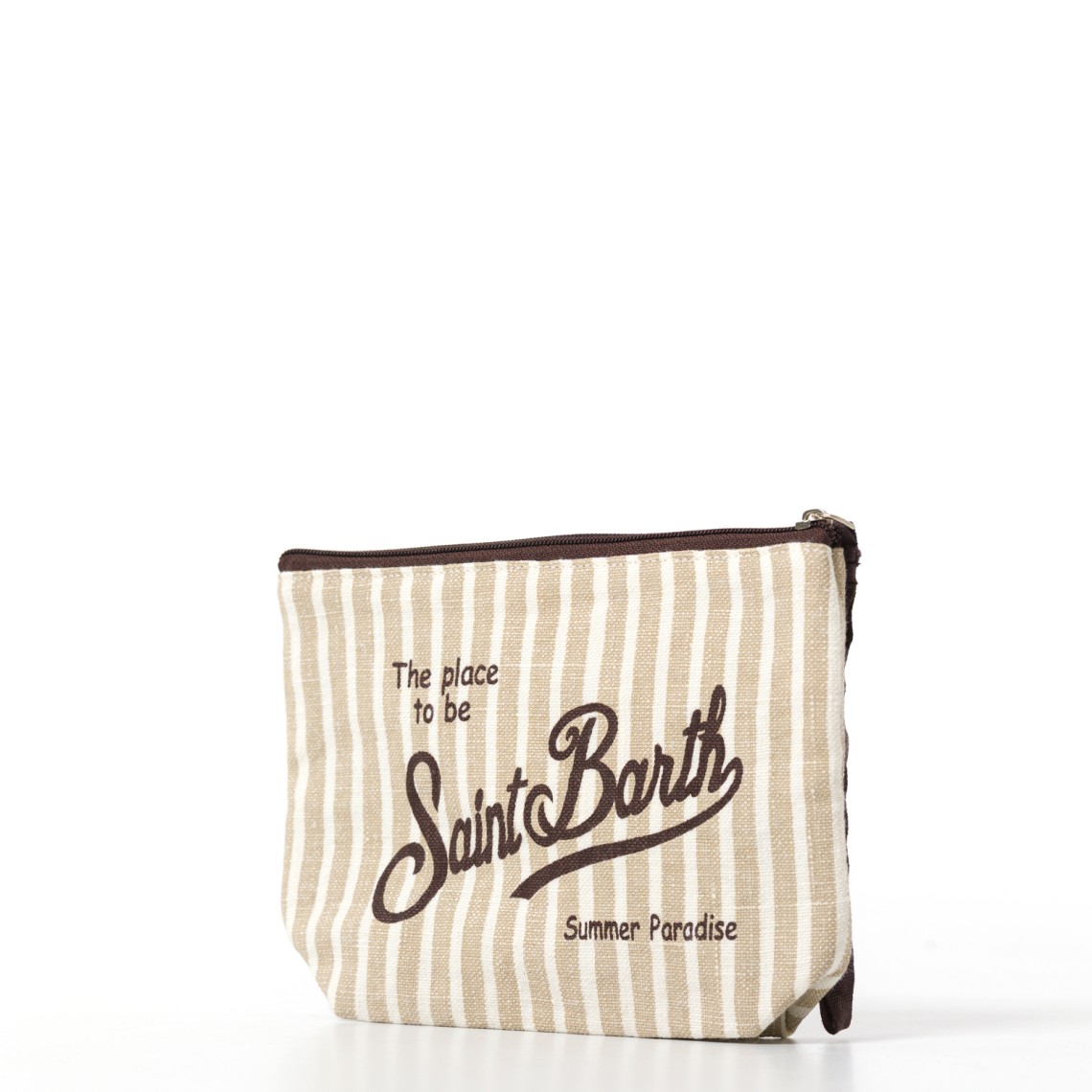 Pochette Aline in lino con fantasia Mc2 Saint Barth