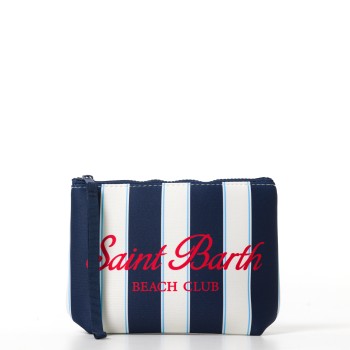 Pochette Aline Beach Stripes a righe Mc2 Saint Barth