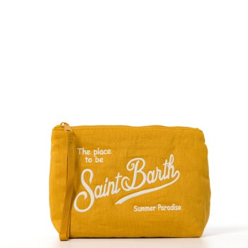Pochette Aline soft in lino Mc2 Saint Barth