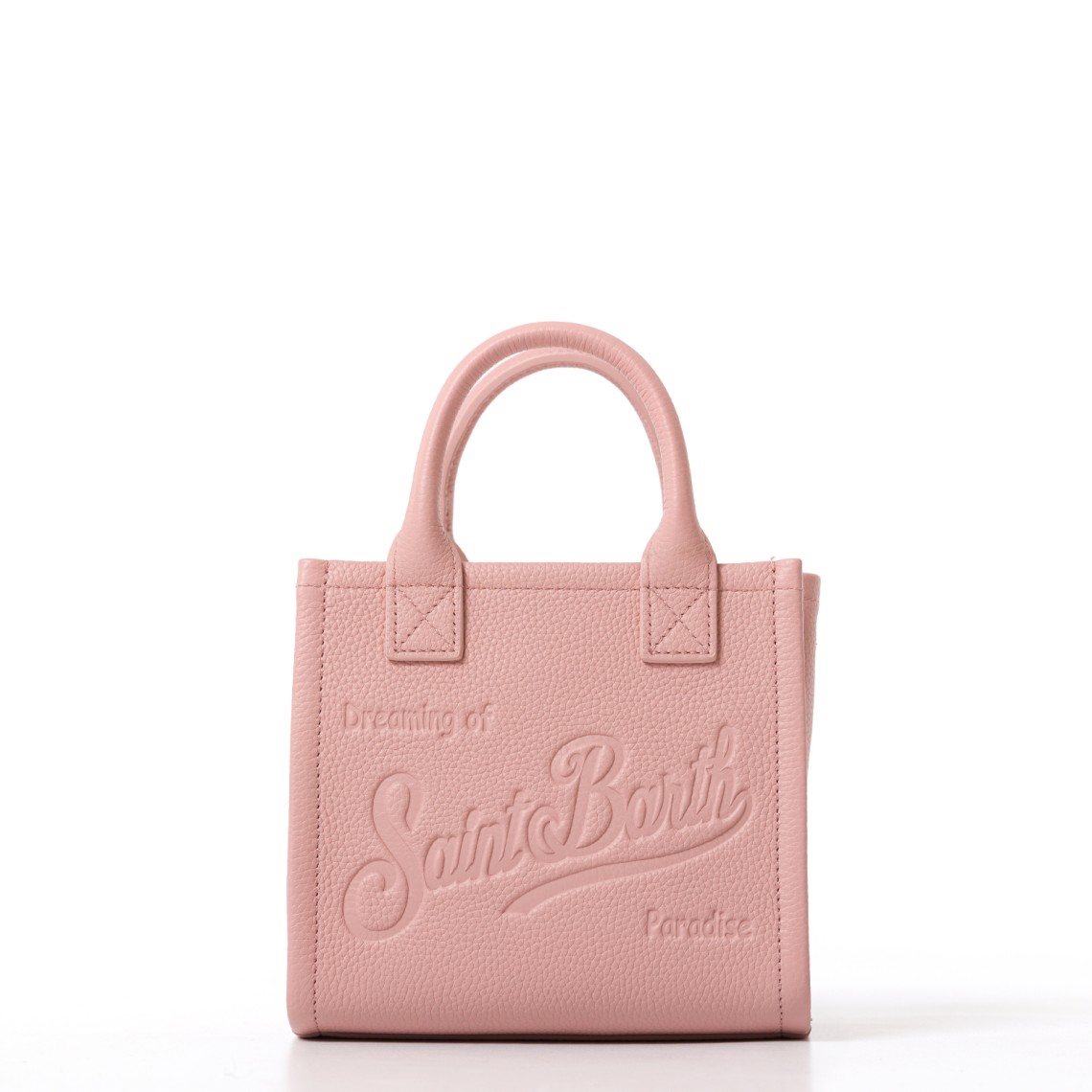 Borsa Vanity mini in pelle martellata Mc2 Saint Barth