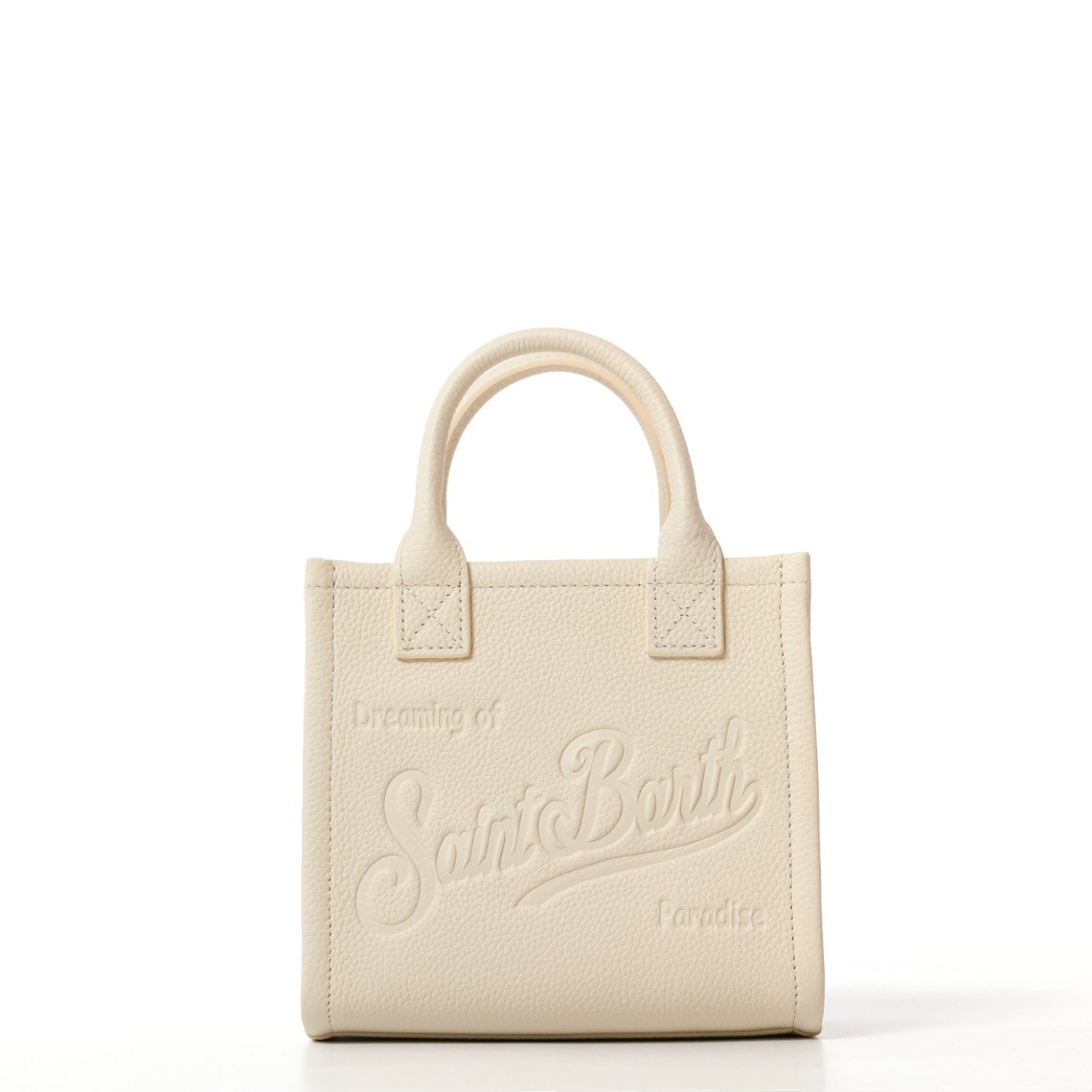 Borsa Vanity mini in pelle martellata Mc2 Saint Barth