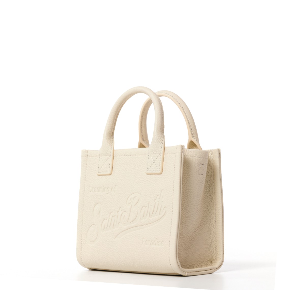 Borsa Vanity mini in pelle martellata Mc2 Saint Barth