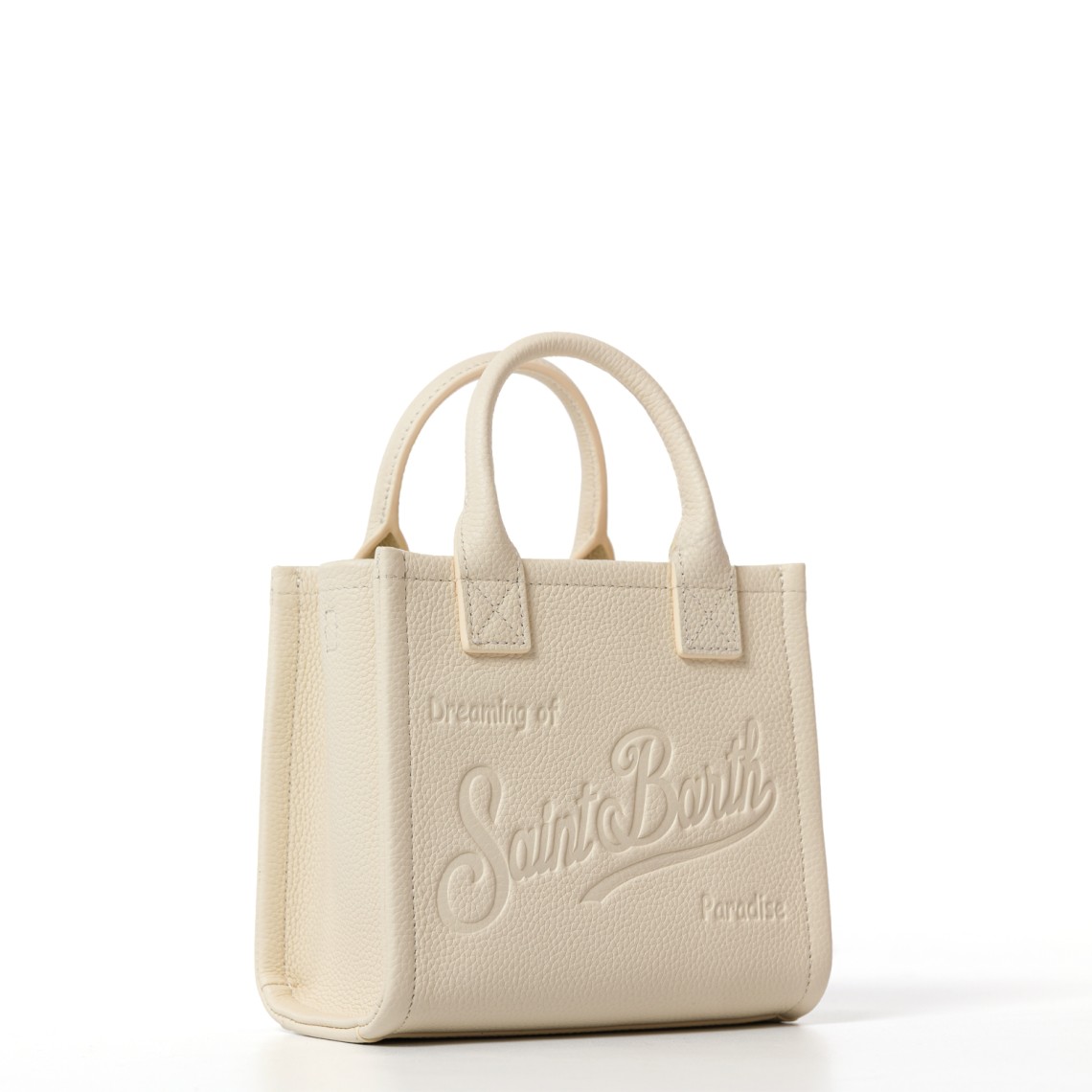 Borsa Vanity mini in pelle martellata Mc2 Saint Barth