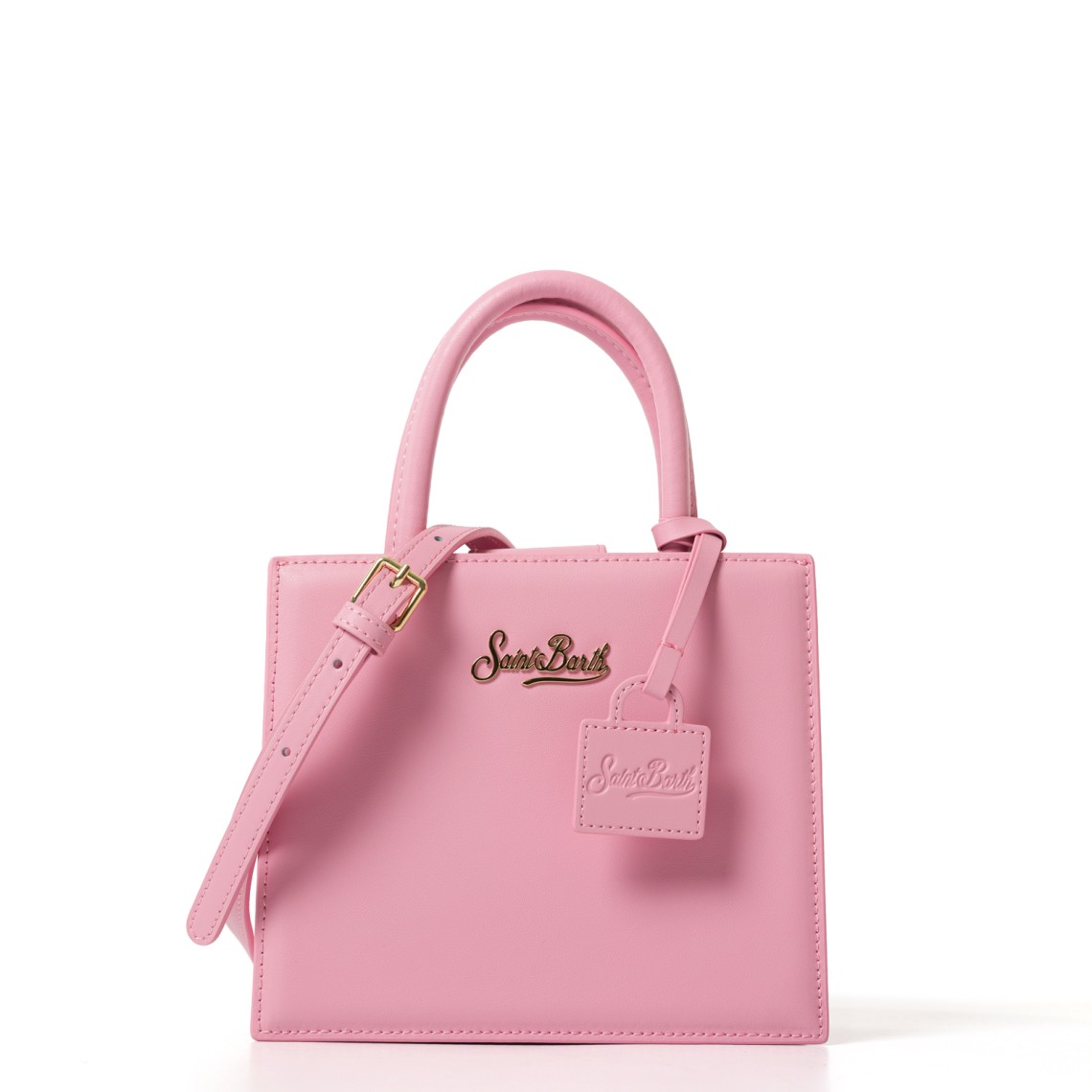 Borsa Shop mini strutturata in pelle liscia Mc2 Saint Barth
