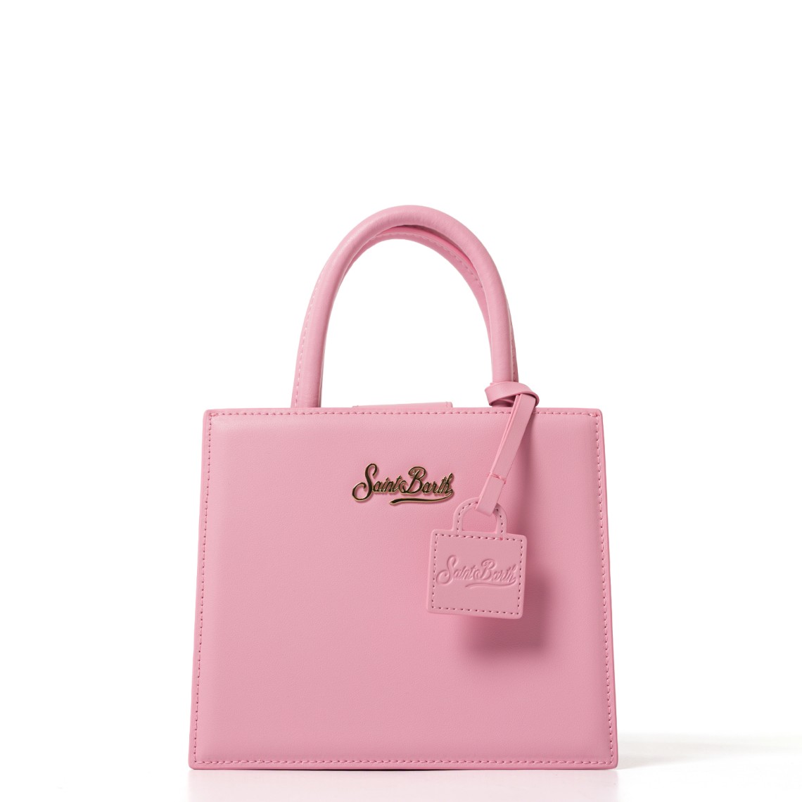 Borsa Shop mini strutturata in pelle liscia Mc2 Saint Barth