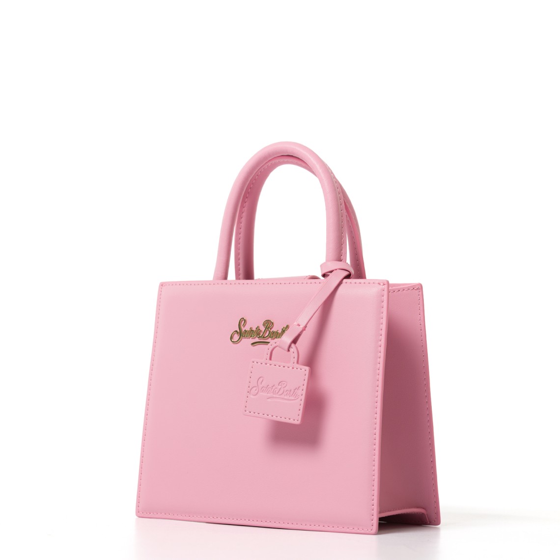 Borsa Shop mini strutturata in pelle liscia Mc2 Saint Barth