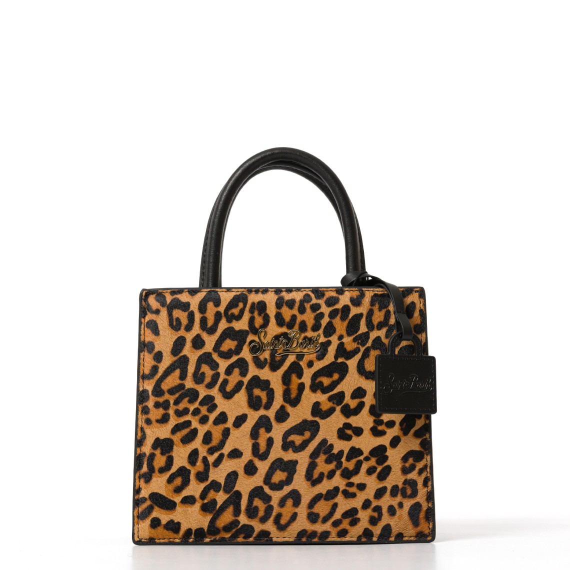 Borsa Shop Mini strutturata in cavallino Mc2 Saint Barth
