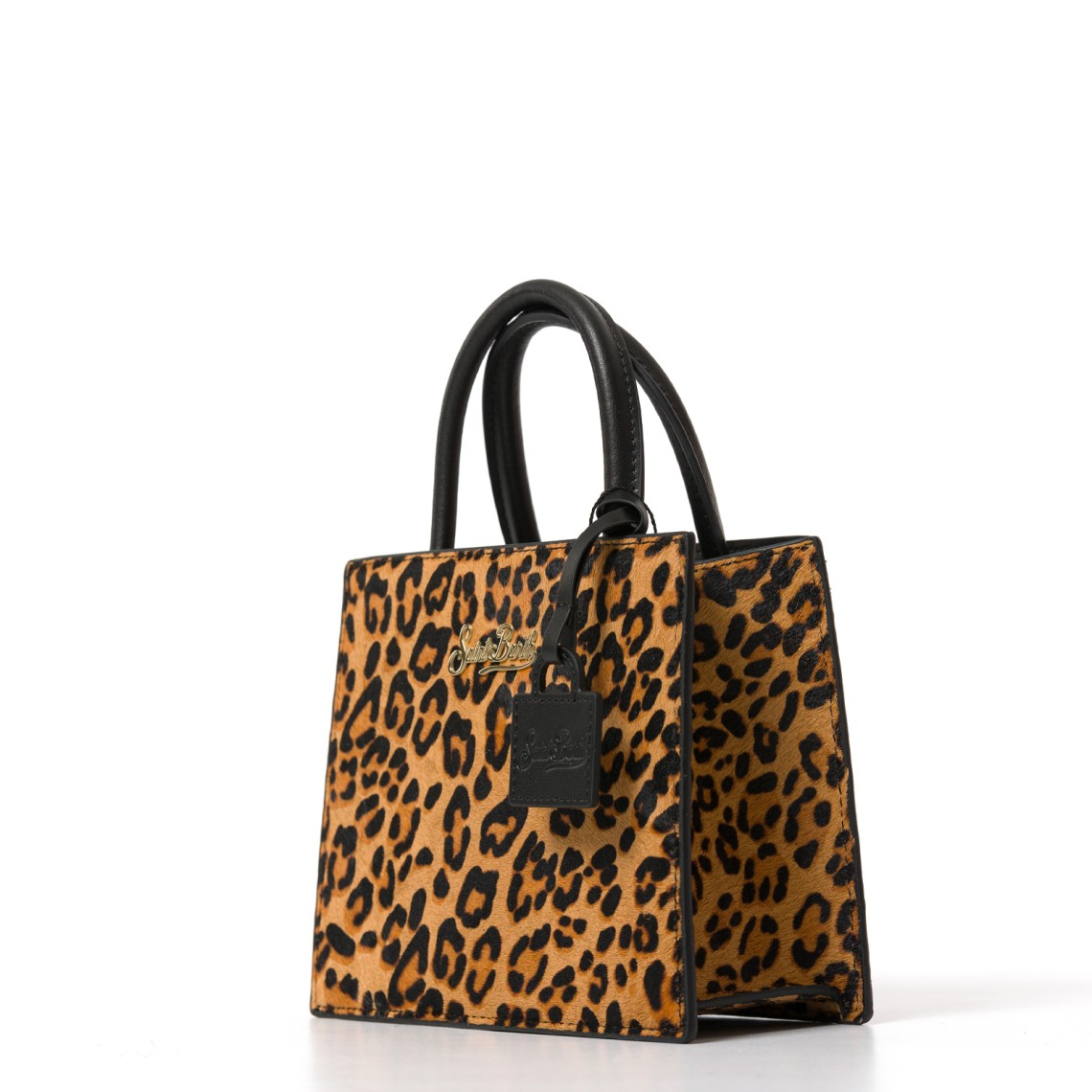 Borsa Shop Mini strutturata in cavallino Mc2 Saint Barth
