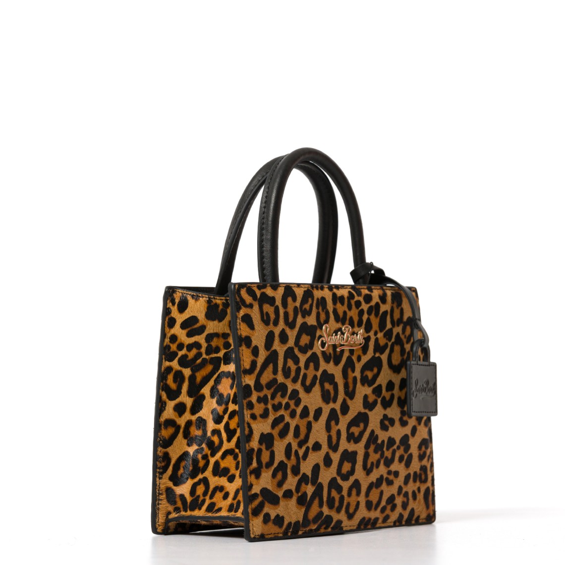 Borsa Shop Mini strutturata in cavallino Mc2 Saint Barth