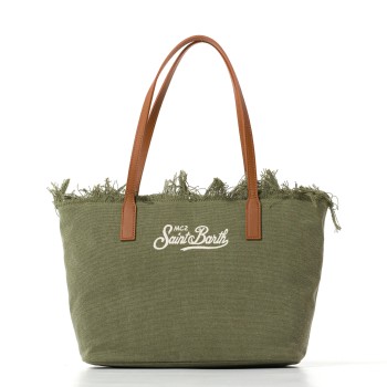 Borsa City Bag Mid con frange medium Mc2 Saint Barth