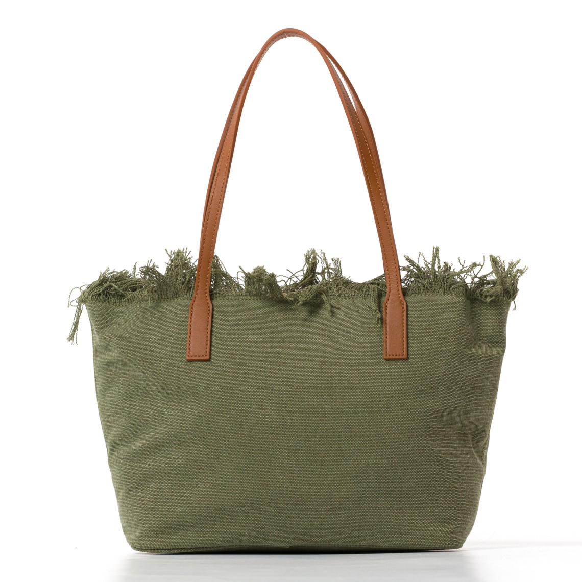 Borsa City Bag Mid con frange medium Mc2 Saint Barth