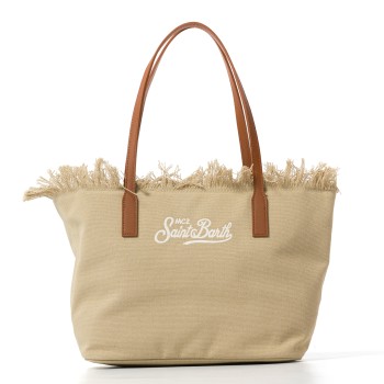 Borsa City Bag Mid con frange medium Mc2 Saint Barth