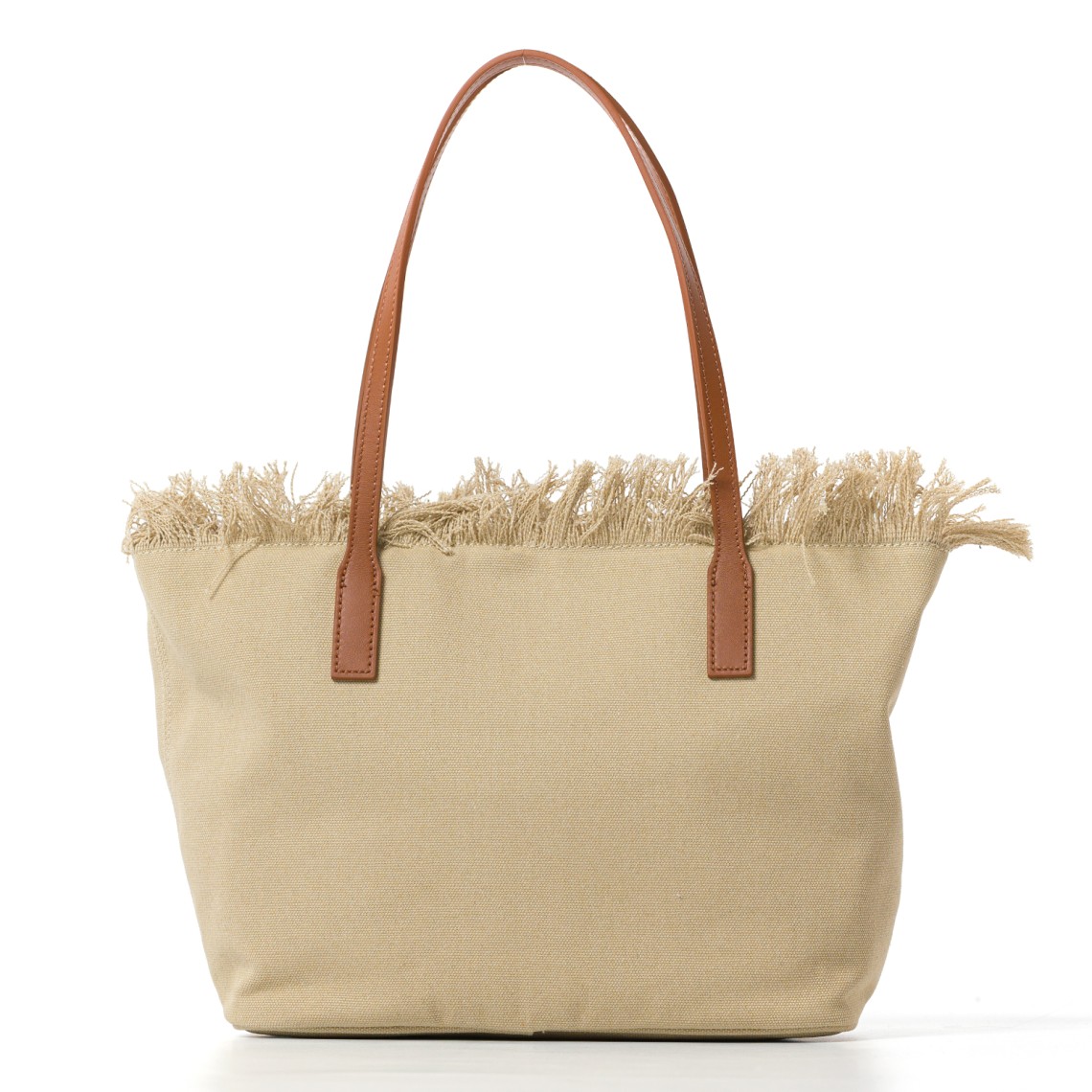 Borsa City Bag Mid con frange medium Mc2 Saint Barth