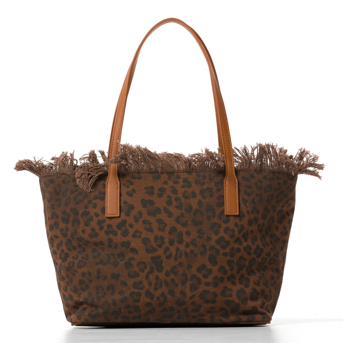Borsa City Bag Mid con frange medium Mc2 Saint Barth