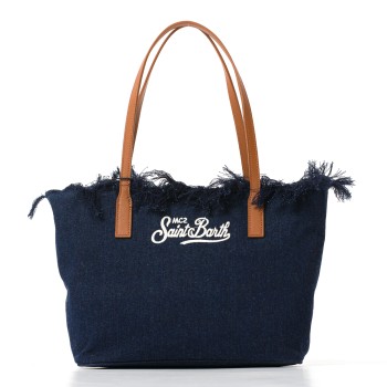 Borsa City Bag Mid con frange medium Mc2 Saint Barth