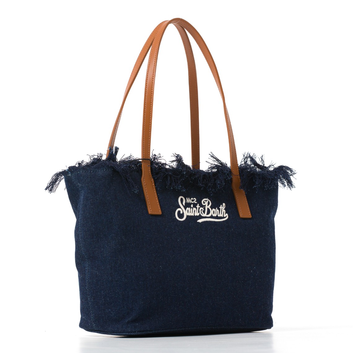 Borsa City Bag Mid con frange medium Mc2 Saint Barth