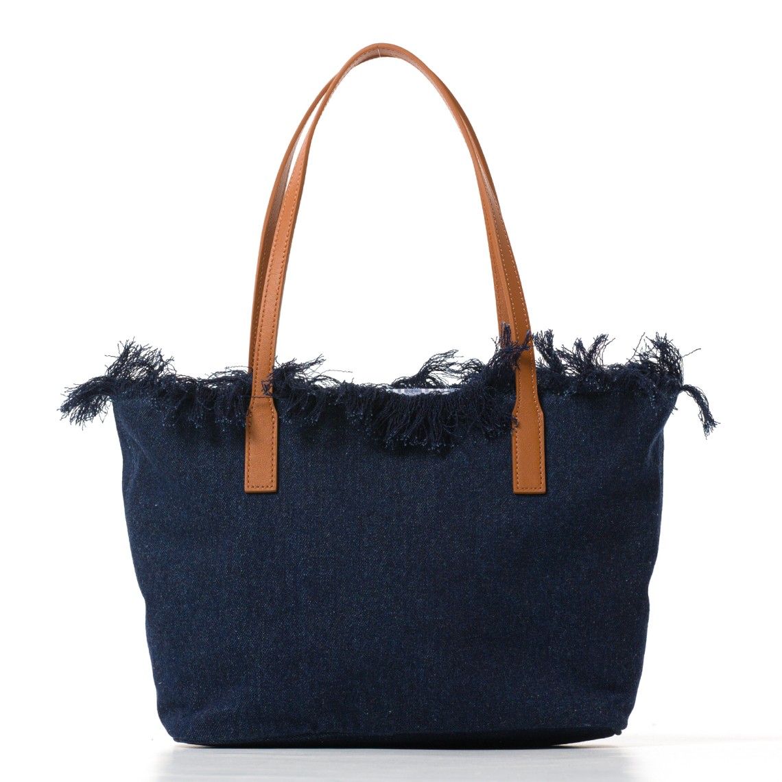 Borsa City Bag Mid con frange medium Mc2 Saint Barth