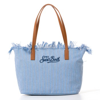 Borsa City Bag Mid con frange medium Mc2 Saint Barth