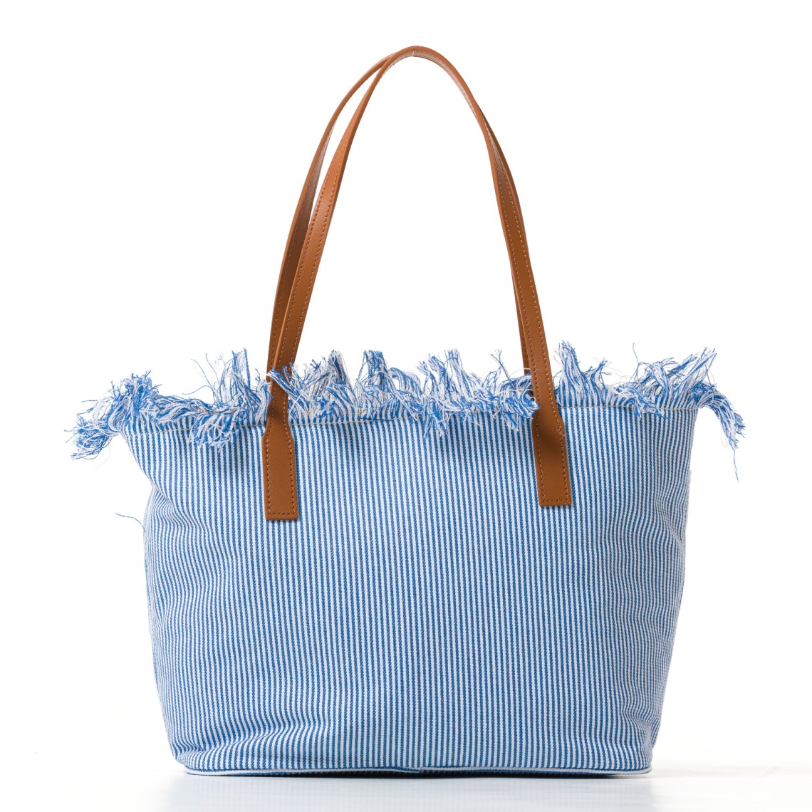 Borsa City Bag Mid con frange medium Mc2 Saint Barth