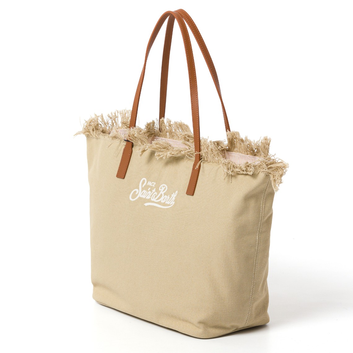 Borsa City Bag regular con frange Mc2 Saint Barth