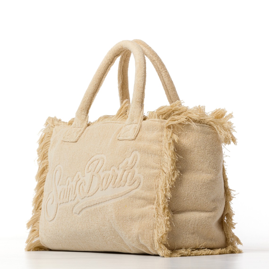 Borsa Vanity regular in tessuto effetto spugna Mc2 Saint Barth