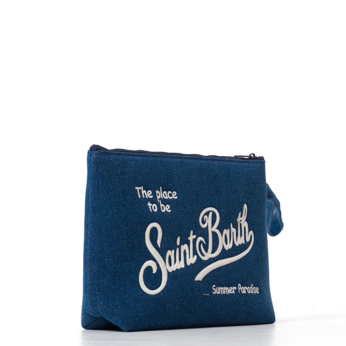 Pochette Aline in effetto denim Mc2 Saint Barth