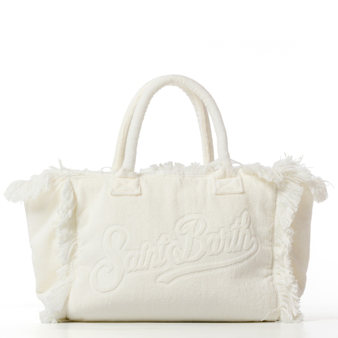 Borsa Vanity regular in tessuto effetto spugna Mc2 Saint Barth