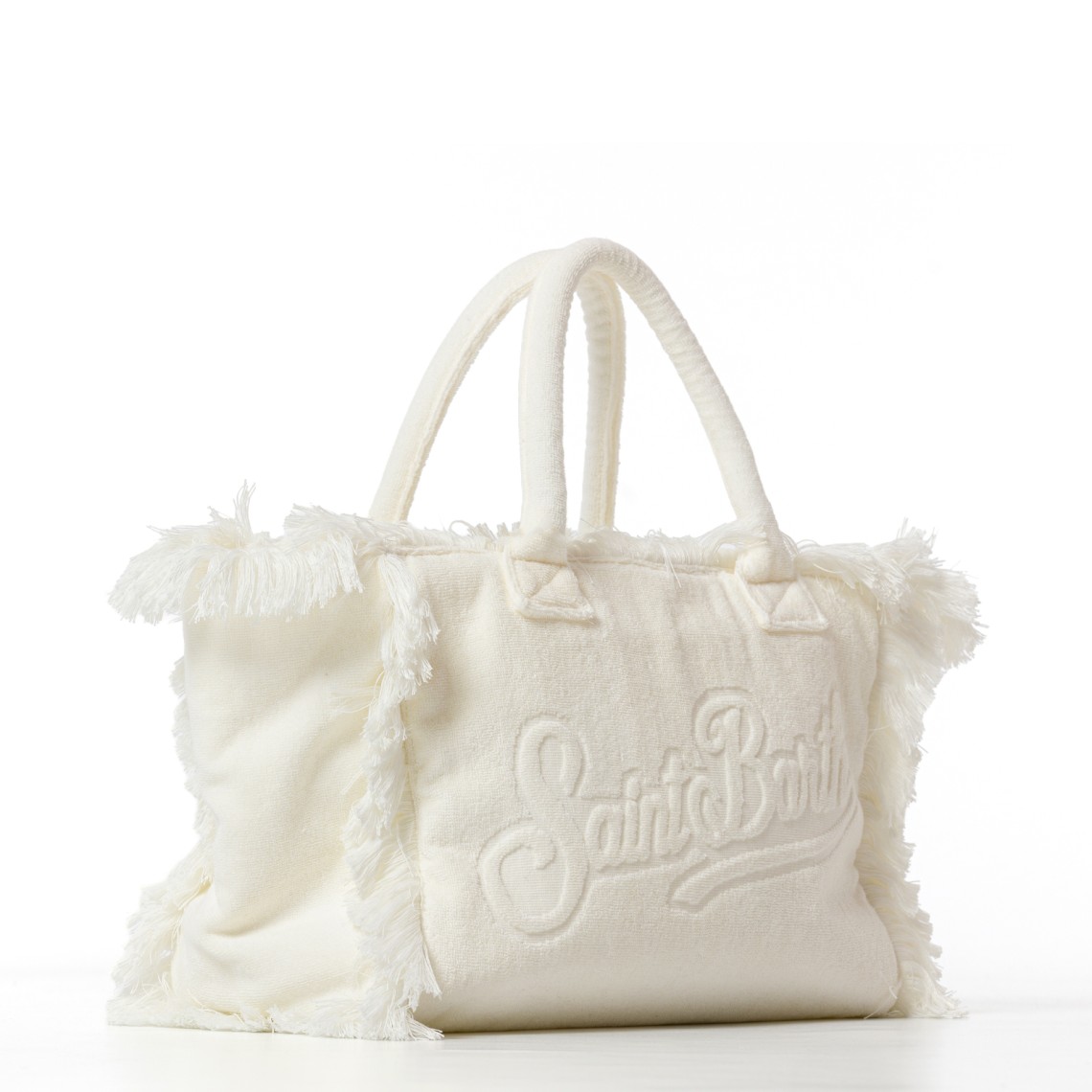 Borsa Vanity regular in tessuto effetto spugna Mc2 Saint Barth