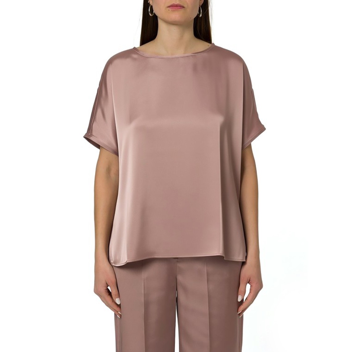 T-shirt over in raso Emme Marella