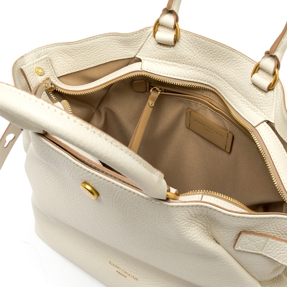 Borsa in pelle martellata Claudette Gianni Chiarini