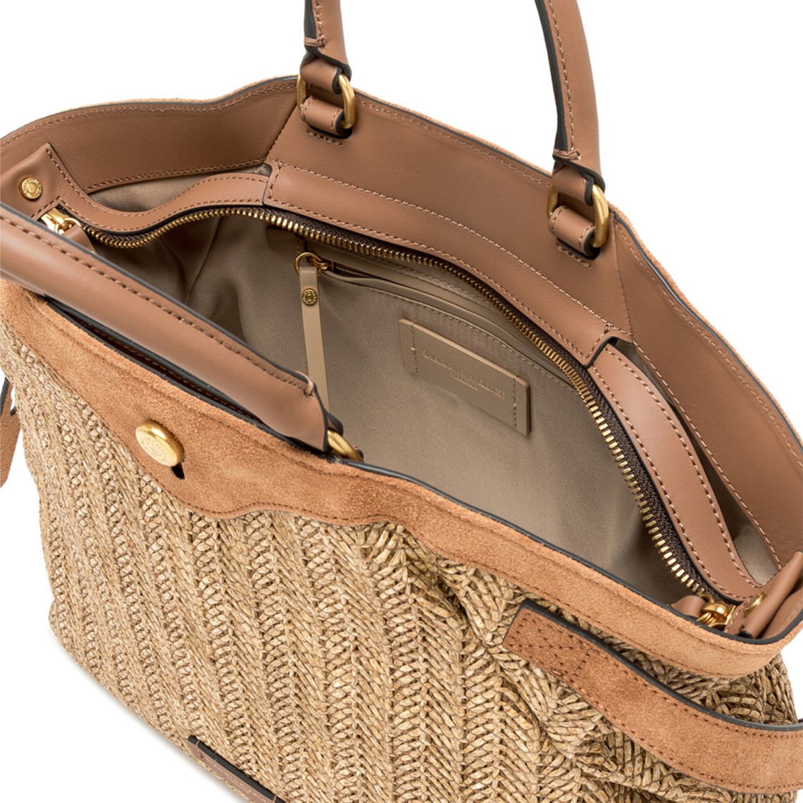 Borsa in paglia intrecciata Claudette Gianni Chiarini