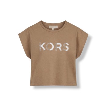 T-shirt con logo Michael Kors bambina
