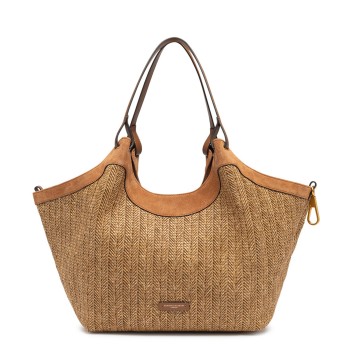 Borsa in paglia intrecciata Dua Gianni Chiarini