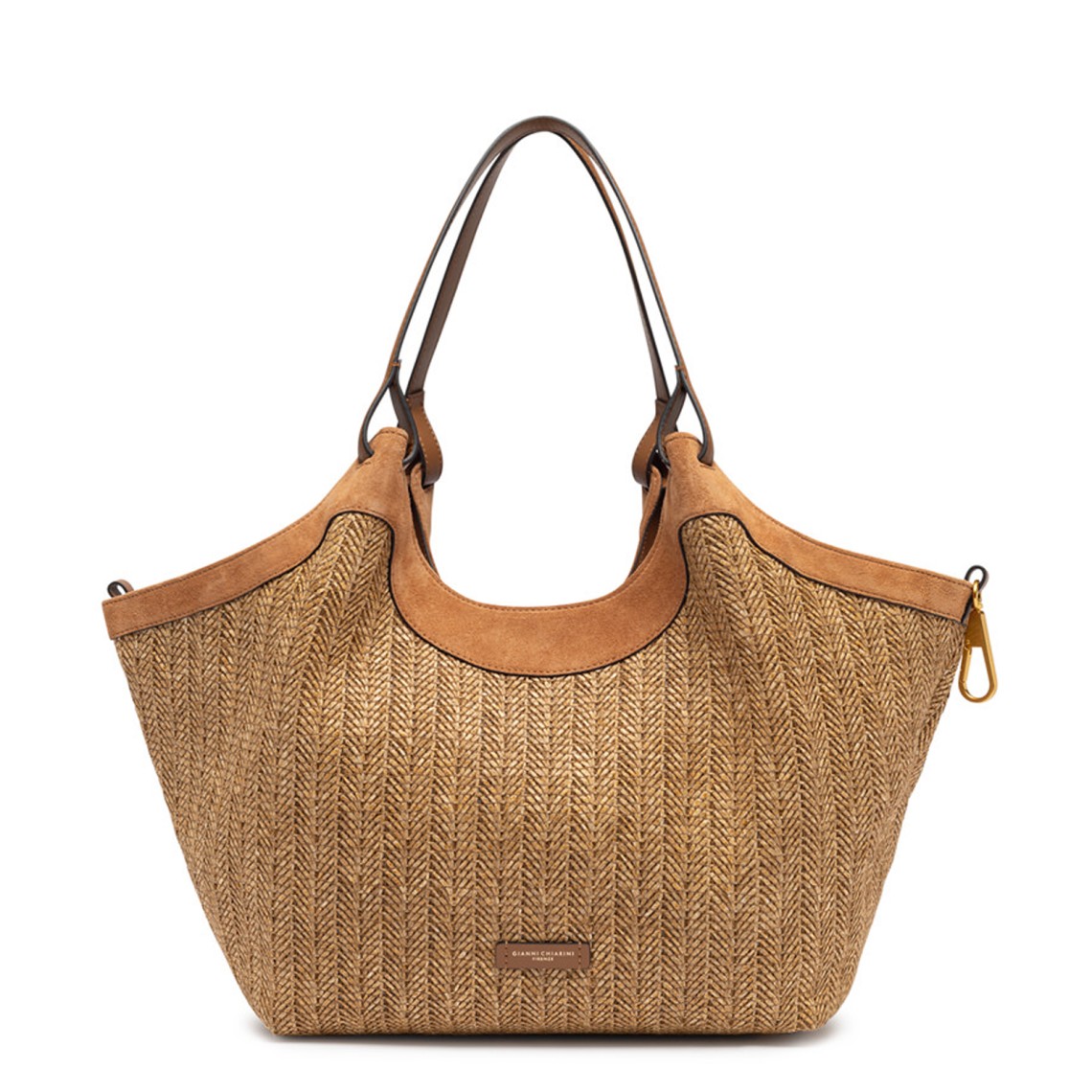 Borsa in paglia intrecciata Dua Gianni Chiarini