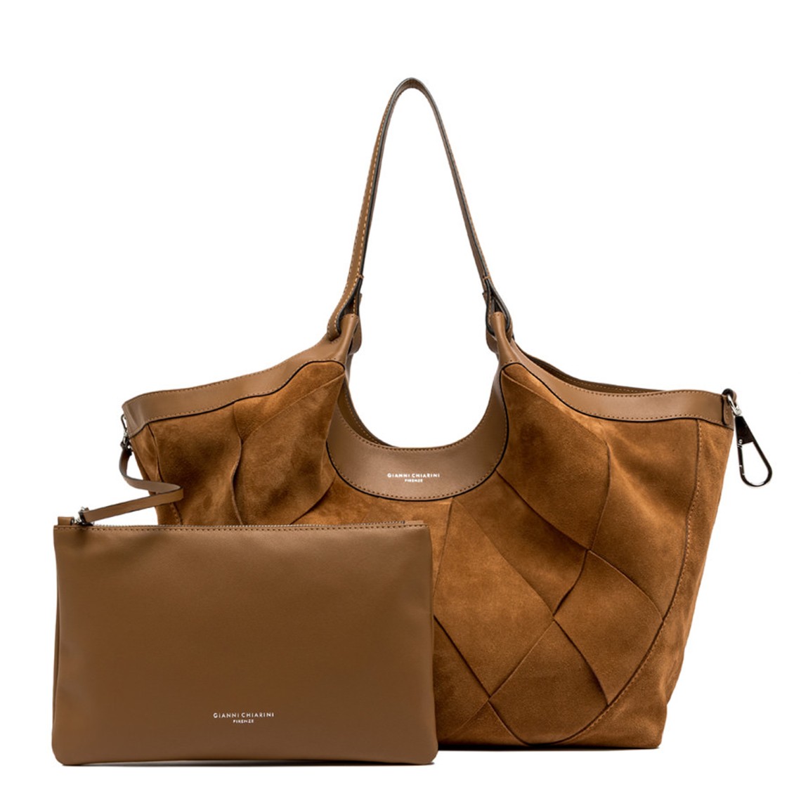 Borsa in pelle di camoscio Dua Gianni Chiarini
