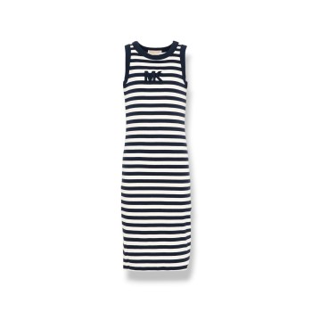 Vestito multicolor per bambina a righe