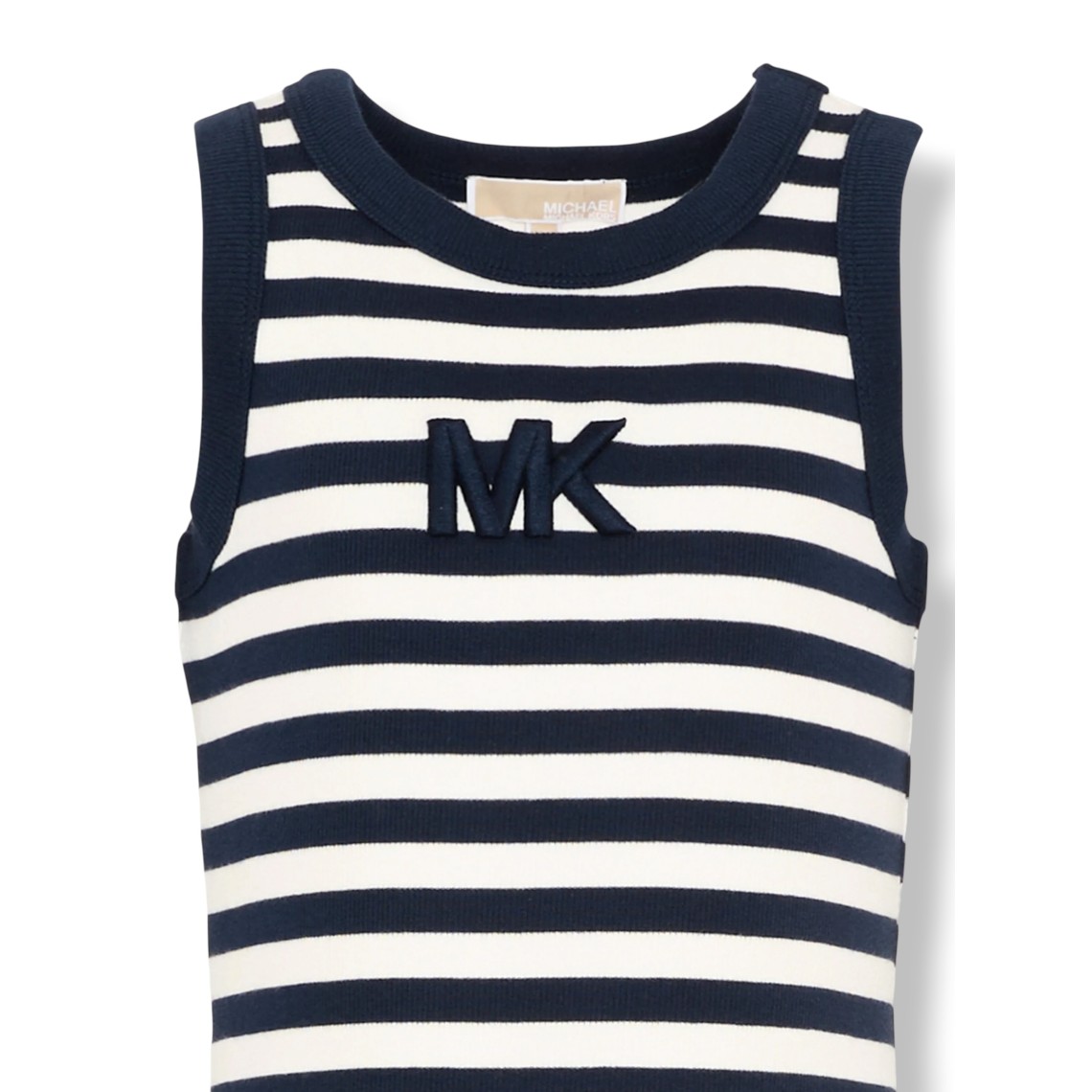 Vestito multicolor per bambina a righe