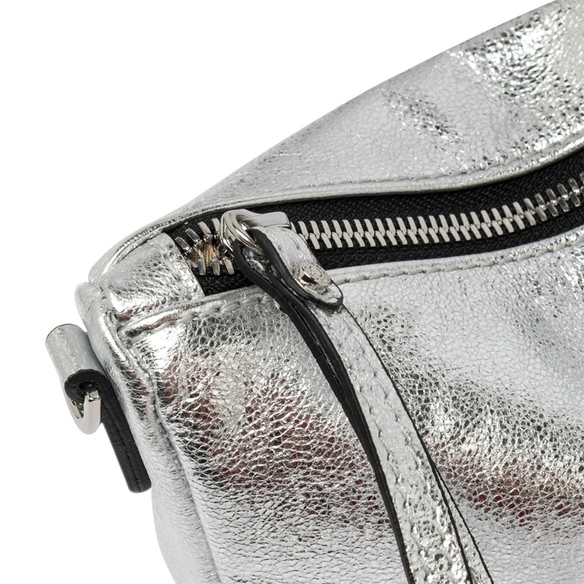 Borsa in suede laminato Nora Pouch Gianni Chiarini