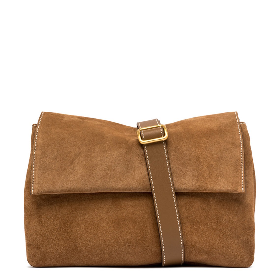 Borsa a tracolla in pelle scamosciata Three Gianni Chiarini
