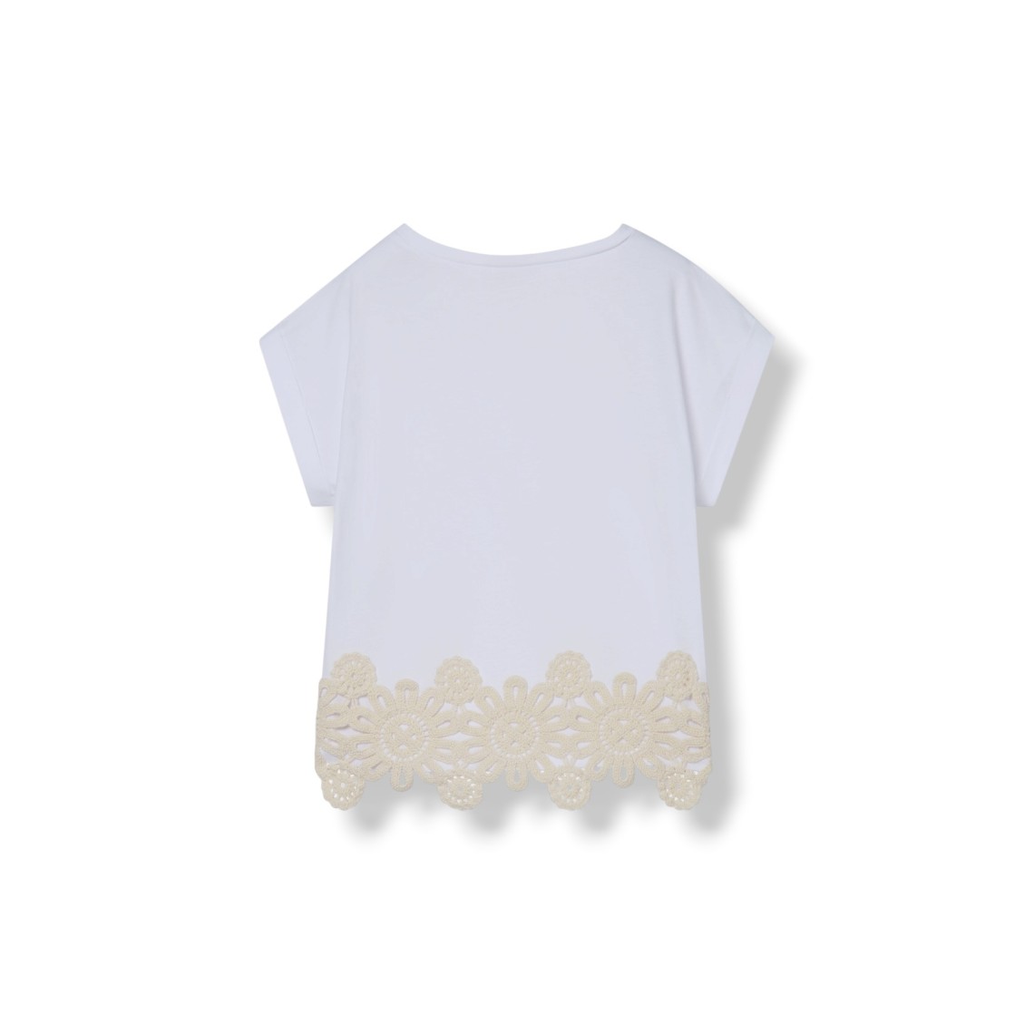 T-shirt con ricamo macramè Liu Jo Kids