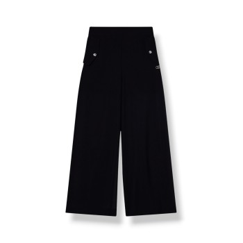 Pantaloni a gamba larga Liu Jo Kids in crêpe