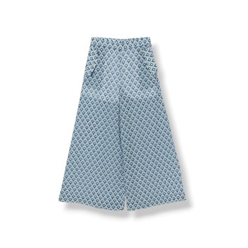 Pantaloni wide-leg in crêpe stampato Liu Jo Kids