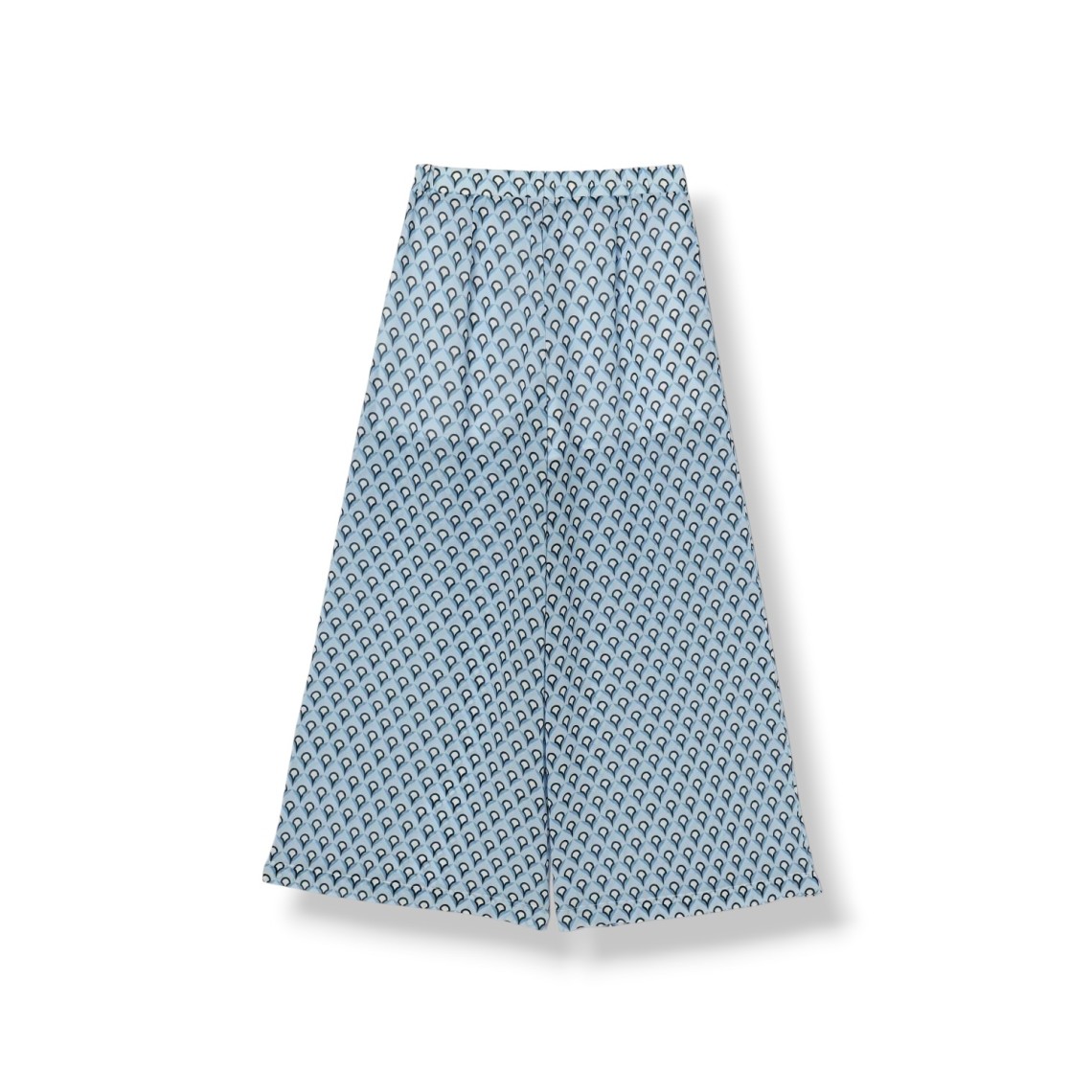 Pantaloni wide-leg in crêpe stampato Liu Jo Kids