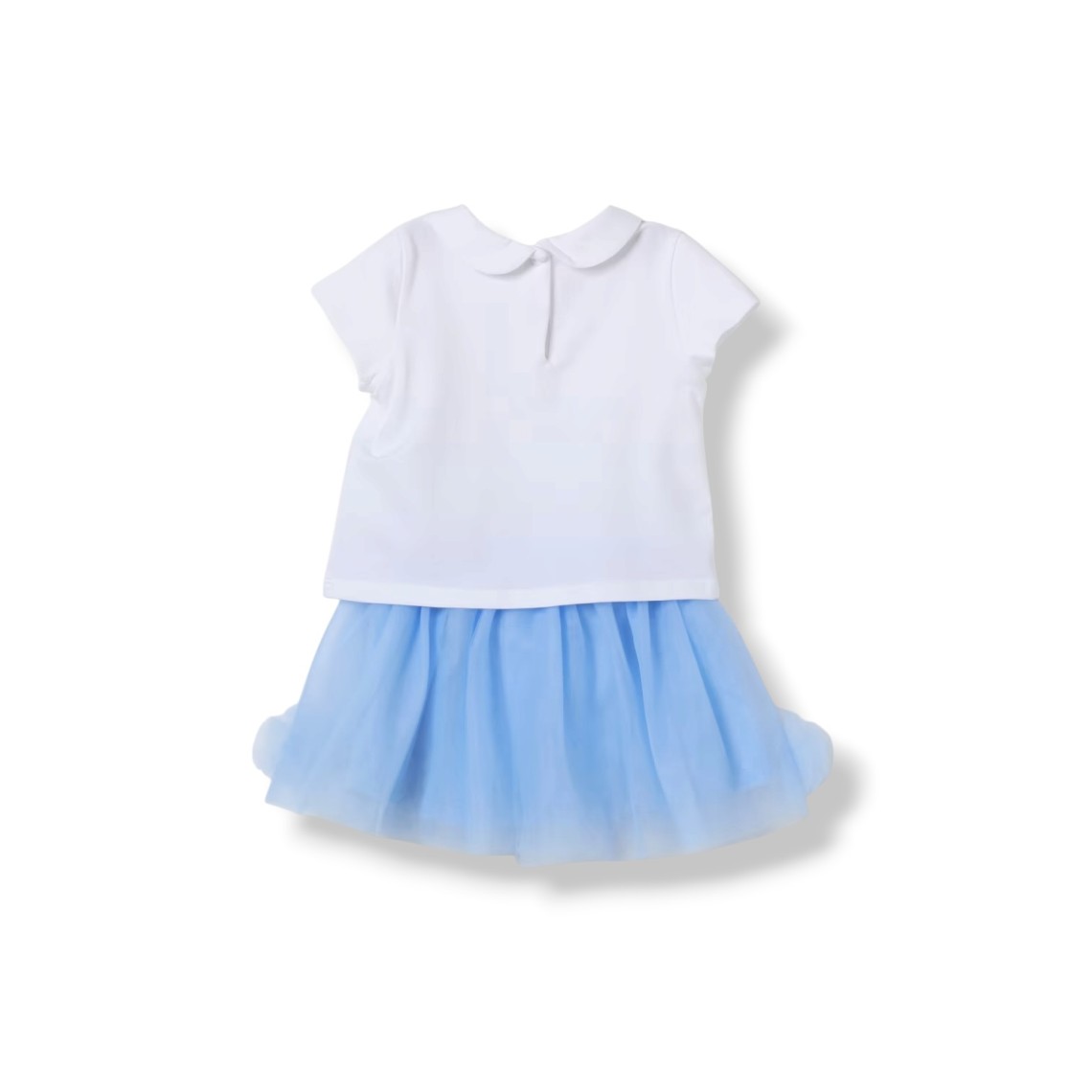 Coordinato Liu Jo Kids in cotone stretch e tulle