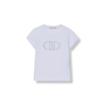 T-shirt con ricami gioiello Liu Jo Kids