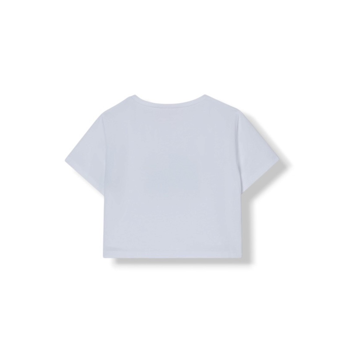 T-shirt cropped con strass Liu Jo Kids