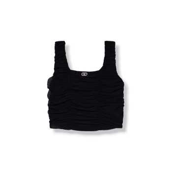 Top in poliestere arricciato Liu Jo Kids